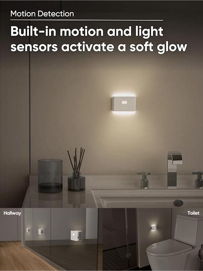 Micro Motion Sensor Light Small Motion Sensor Night Light 3000K 4500K 6000K Intelligent Linkage ...