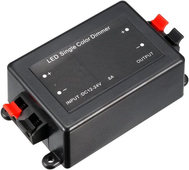 5-24v Monochrome Led Controller With 3 Keys Wireless Remote Control