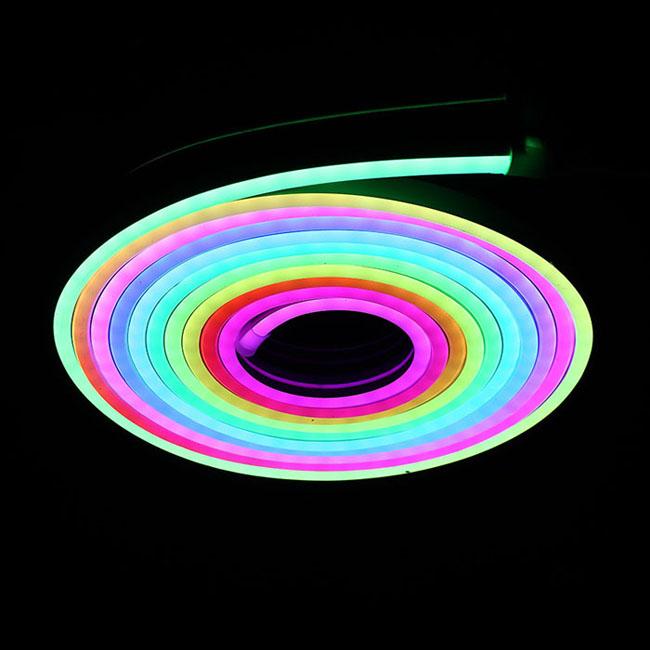 Ip67 LED Neon Flex Multicolor 12V Cuttable Addressable LED Neon Strip
