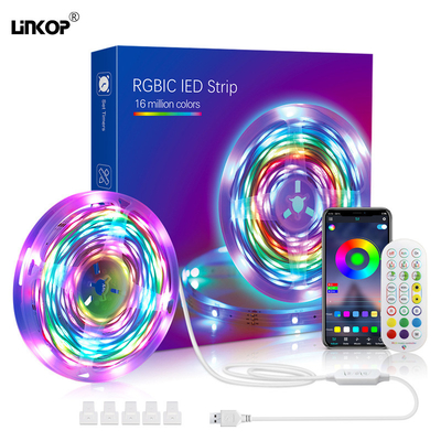 comprare SMD 5050 LED Strip Light IP20 5V USB LED Light Strip Luminosità singola 20lm online manufacture