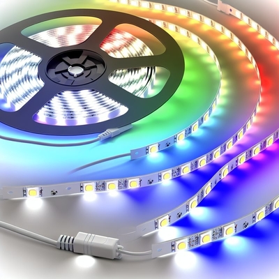 Buy 12V 5m 5050 RGB LED Strip Light Waterproof High Brightness LED Strip Lights OEM online manufacture