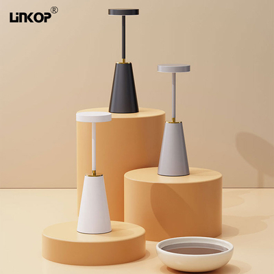Buy Metal Rechargeable Led Table Lamp , Three Color Dimming Table Lamp 3000K 4500K 6000K online manufacture