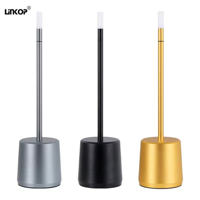 acheter Lampe de table LED en métal à lumière chaude 2700k 0,64W avec variateur tactile et chargement, lampe de chevet online manufacture