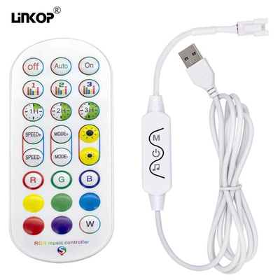 Buy Dc 5v Bluetooth App Rgb Led Controller With Brightness Adjustment And Microphone online manufacture