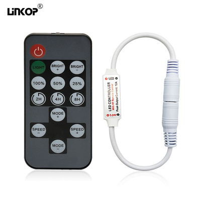 kaufen 14Key 12a Einfarbiger RF Led Controller mit DC- oder 2-Pin-Verbindungsmodus online manufacture