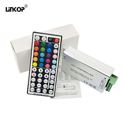 Buy 44 Key Rf Rgb Controller 12v-24v 12a Adjustable Brightness Aluminum Case Dimmer online manufacture