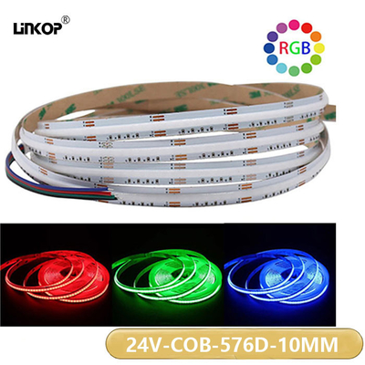 kopen 12w/M COB LED Stripverlichting 24v Kleur Instelbare Zachte LED Stripverlichting online manufacture
