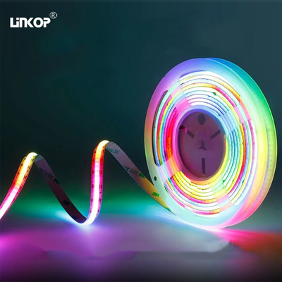 Buy IP20 RGB IC COB LED Light Strip 2.5MM Cuttable 3-10MM 1000lm/M 12W/M 5-24V online manufacture