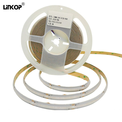 Buy COB RGB LED Strip Light Dimmable 24V Chip On Board LED Strip Lights online manufacture