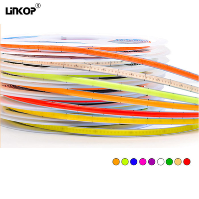 Buy 5m Single Color COB LED Strip Lights 5v 400 Light Led Self Adhesive LED Linear Light 800lm/m online manufacture
