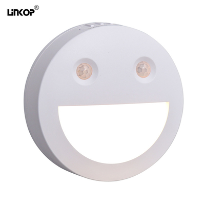 Buy 3.7V Wireless LED Night Light 16lm Smiling Face Intelligent Induction Night Light online manufacture