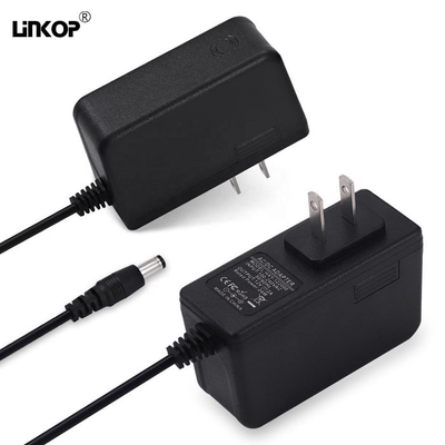 Buy Black Led Power Adapter Ac Dc Us Eu Uk Au Plug Wall Mount 12v 1a online manufacture