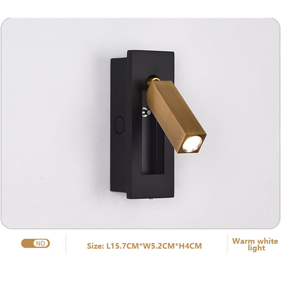 Buy Embedded LED Wall Lamp , Hotel Bedroom LED Wall Light With Switch online manufacture