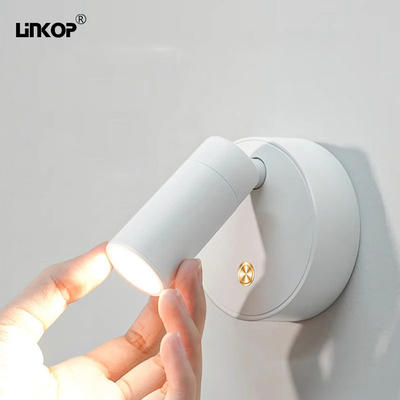 Buy AC ABS Battery LED Wall Lamp 2V For Charging No Wire Connection 24lm Brightess online manufacture