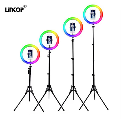 Buy LED RGB Fill Light Adjustable 2700k-7000k 11w LED Ring Fill Light For Live Video online manufacture