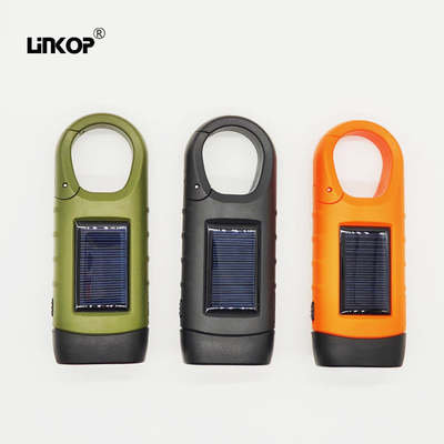 Buy USB 4W LED Solar Light Portable Hand Cranked Flashlight Emergency Power Bank online manufacture