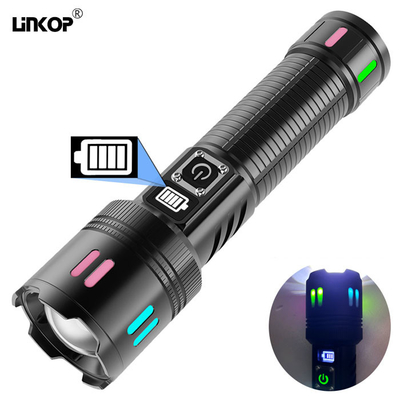 Buy Portable LED Flashlight Rechargeable Outdoor Patrol Flashlight IP65 online manufacture