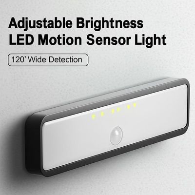 Buy Adjustable Brightness Wireless Rechargeable LED Motion Sensor Light 120° Wide Detection online manufacture