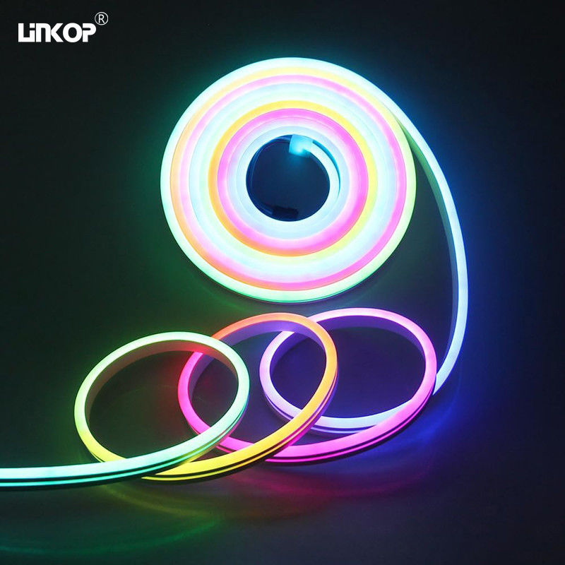 Multicolor Led Neon 5V Addressable Neon Rope Light Multicolor LED Flexible Strip Light Neon ...